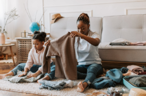 folding clothes